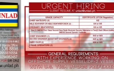 Urgent Hiring!