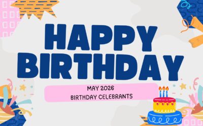 MAY 2026 BIRTHDAY CELEBRANTS